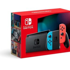 Nintendo Switch Console Neon Red and Blue Joy-Con